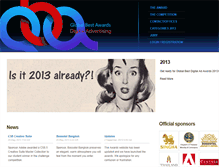 Tablet Screenshot of digitaladawards.com